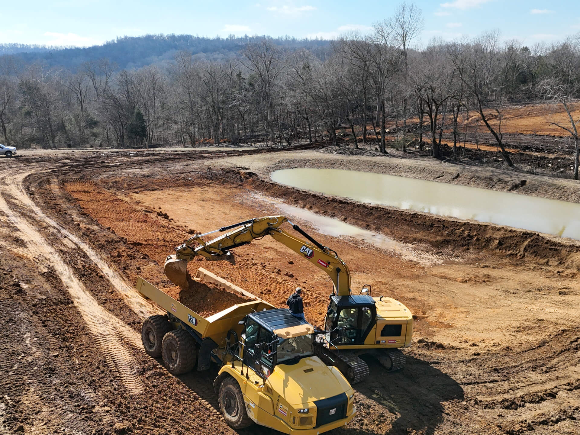 Heavy Equipment, Construction Site, Excavation, Earthmoving.